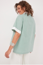 Блуза женская 4126 шалфей