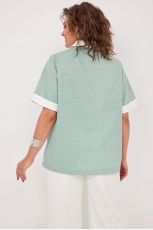 Блуза женская 4126 шалфей