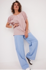 Брюки женские 6065 голубой