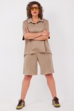 Шорты женские 8004 визон