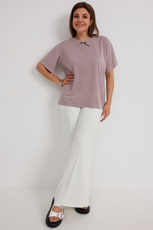 Блуза женская 4134 розовый пепел