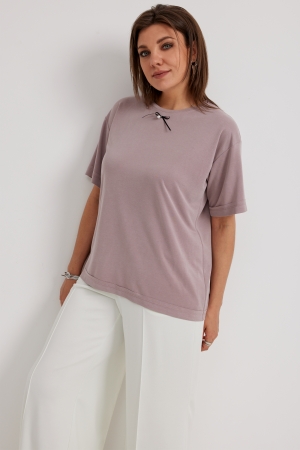 Блуза женская 4134 розовый пепел