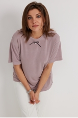 Блуза женская 4134 розовый пепел