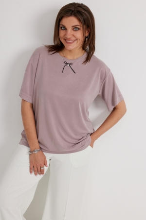 Блуза женская 4134 розовый пепел