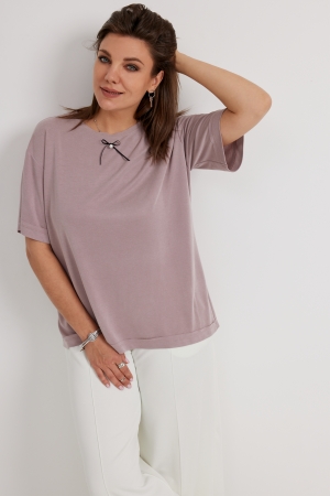 Блуза женская 4134 розовый пепел