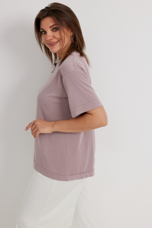 Блуза женская 4134 розовый пепел