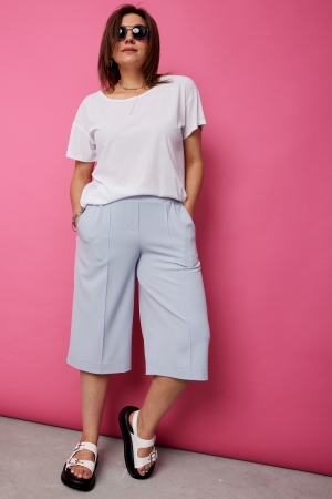 Бермуды женские 8009 голубой