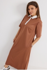 Платье 1051 терракот