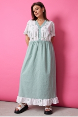 Платье 1055 шалфей