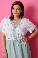 Платье 1055 шалфей