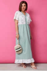 Платье 1055 шалфей