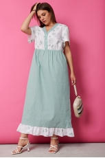 Платье 1055 шалфей