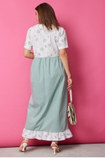 Платье 1055 шалфей