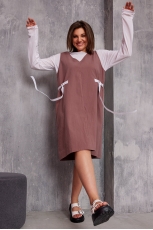 Платье 1057 виноград